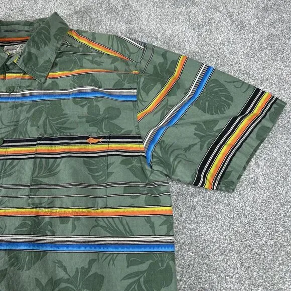 Salt Life Men's Button Down Live Salty Hawaii Shirt Shirt Sleeve Size Large - Picture 5 of 15